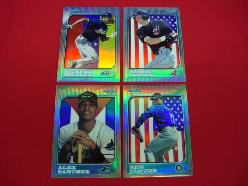 1997 Bowman Chrome International Refractor Parallel insert cards