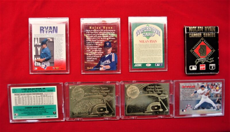Vintage Nolan Ryan baseball card lot