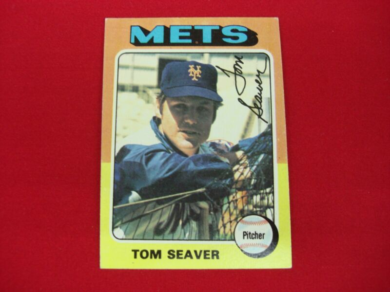 1975 Topps Tom Seaver #370 New York Mets Baseball Card - PSA Graded