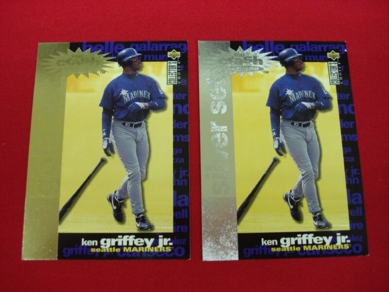 1995 Upper Deck Ken Griffey Jr. Collector's Choice Silver & Gold Parallels #CR8 baseball cards