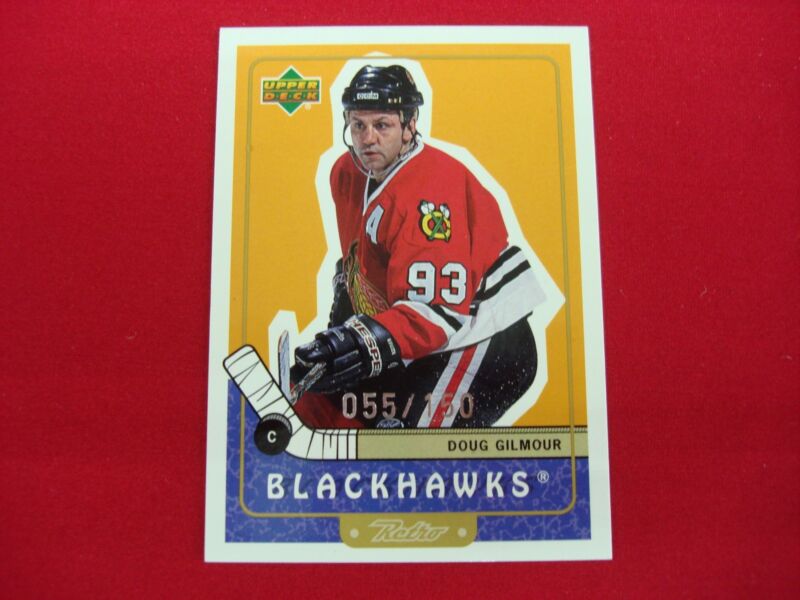 1999 Upper Deck Retro Gold Doug Gilmour #18 Parallel PSA 055/150 RARE Hockey Card