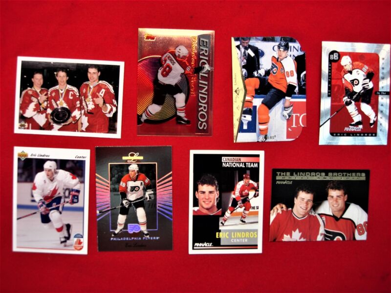 Vintage Eric Lindros trading cards