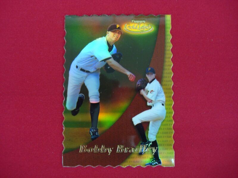 2000 Topps Black Label Gold Bobby Bradley Die Cut Baseball Card