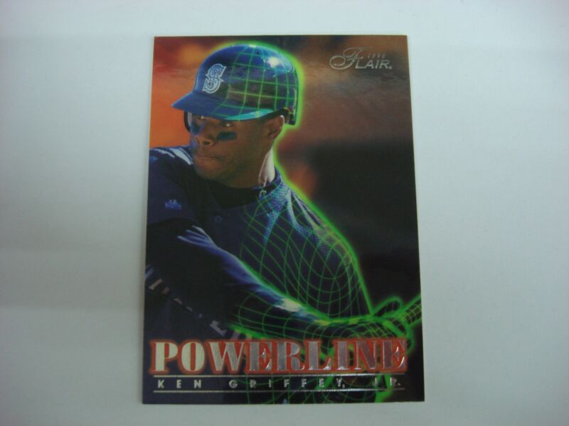 1996 Flair Powerline Ken Griffey Jr. #4 Seattle Mariners Baseball Card - Insert