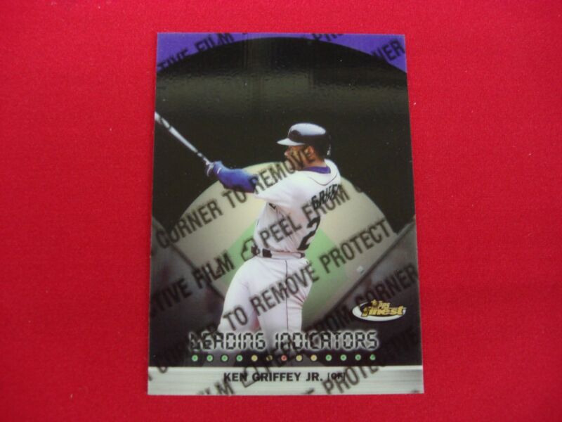 1999 Topps Finest Ken Griffey Jr. #L3 Leading Indicators Insert Baseball Card - PSA Graded
