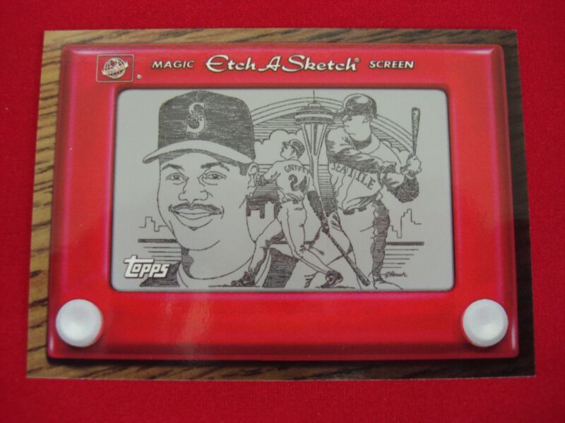 1997 Topps Etch A Sketch Ken Griffey Jr. #ES3 Seattle Mariners baseball card