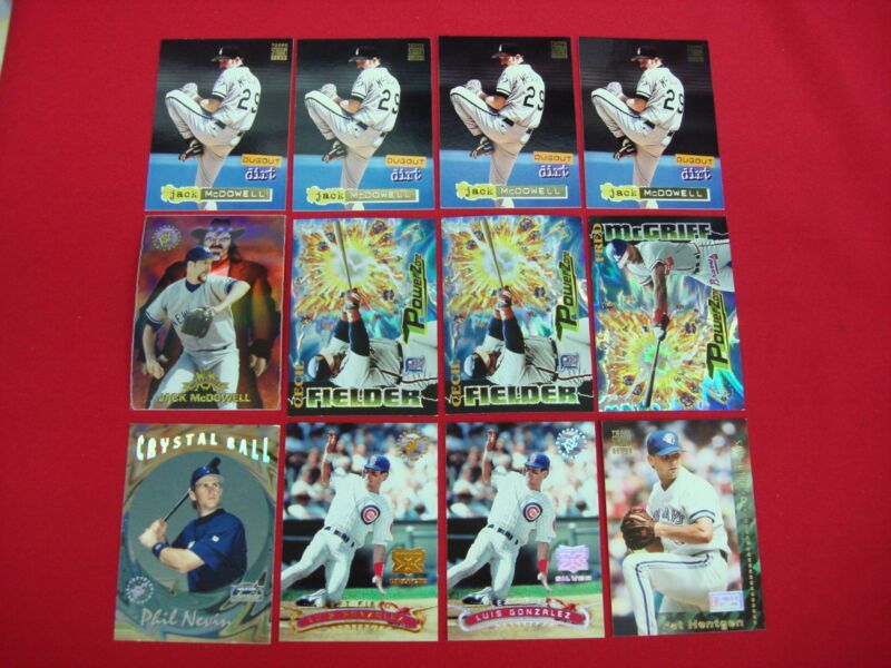 Stadium Club TSC Baseball Card Lot - Fielder McGriff, Power Zone Inserts & Parallels