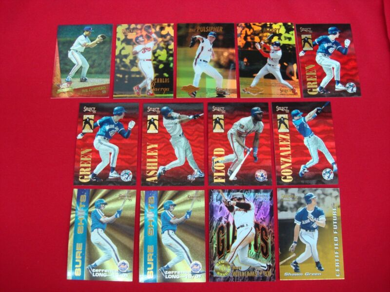 Score Select Baseball Card Lot - Foils, Dufex & Parallels