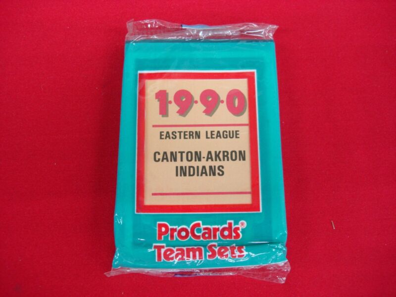 1990 Canton-Akron Indians ProCards MiLB Team Set featuring Charles Nagy