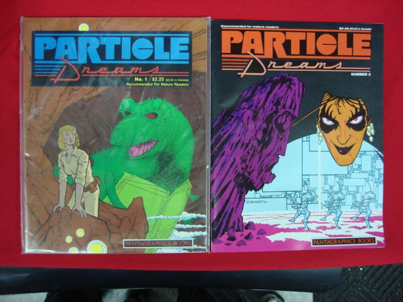 Particle Dreams Comics #1 & #2 (VF/NM) - Fantagraphics 1986-1987