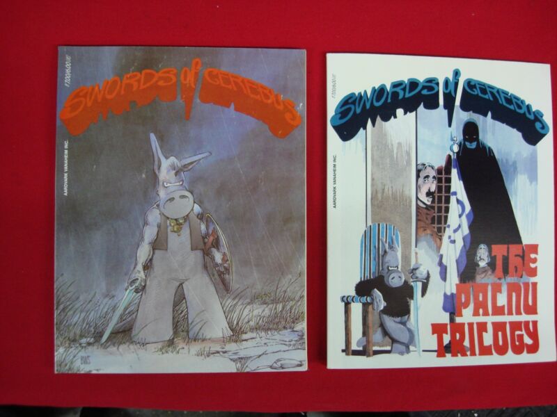 Swords of Cerebus Volumes 4 & 5 (Third Printing) - Great Condition B&W Comic Books