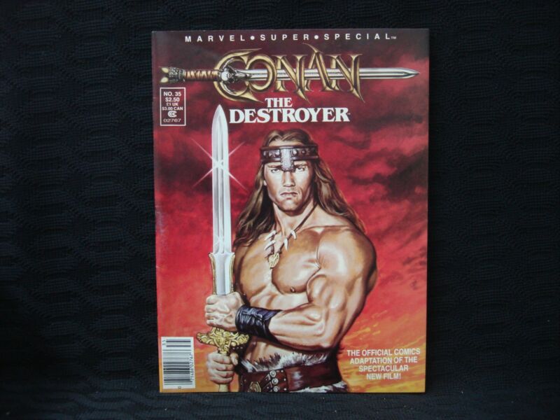 Conan the Destroyer Marvel Super Special No. 35 comic book in excellent condition
