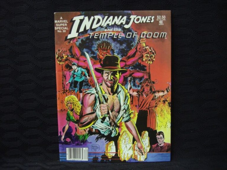 Indiana Jones and the Temple of Doom Marvel Super Special #30 comic book, excellent condition