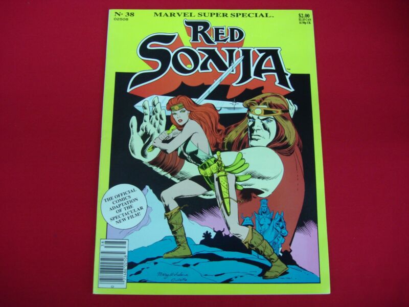 Red Sonja Marvel Super Special #38 (1985) comic book in excellent condition