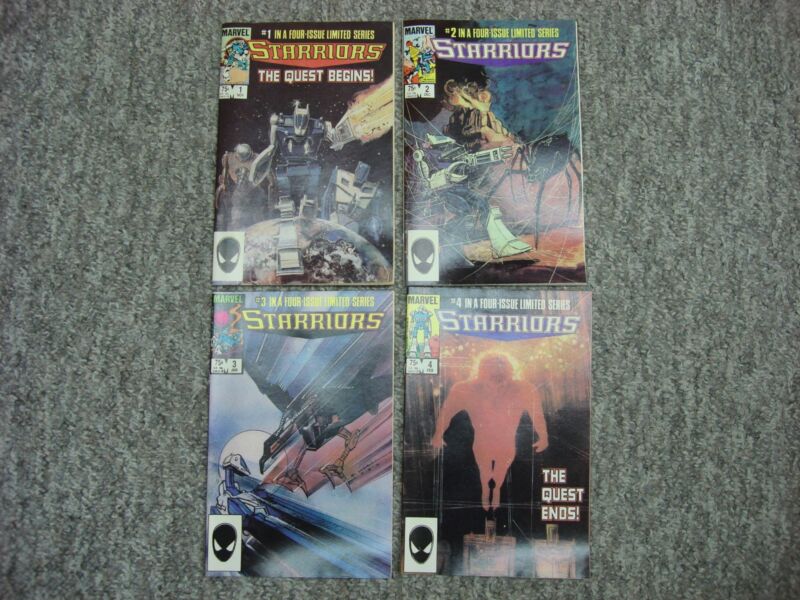 Starriors #1-4 Complete Series (Nov 1984 - Feb 1985) VG-MT Marvel Comics