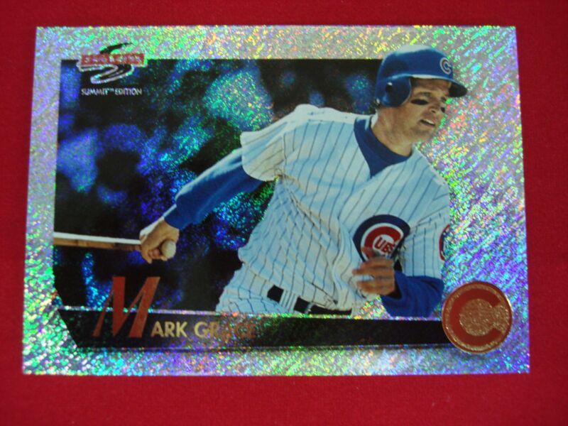 1995 Score Summit Mark Grace Holographic Parallel #26 Chicago Cubs Baseball Card