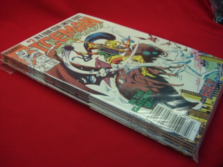 Marvel Iceman comic books, lot of 10, VF+ condition (February 1985)