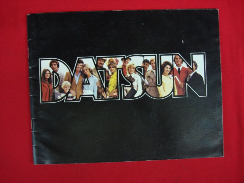 Vintage 1977 Datsun sales brochure, 42 pages