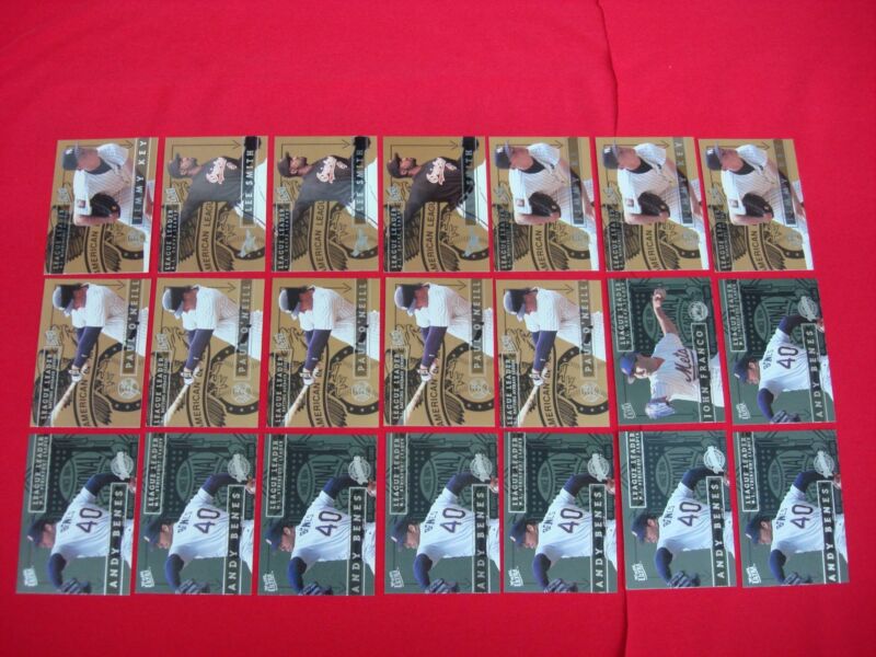 1995 Fleer Ultra League Leaders Baseball Cards (21 Card Set) - N.L. & A.L. Stars