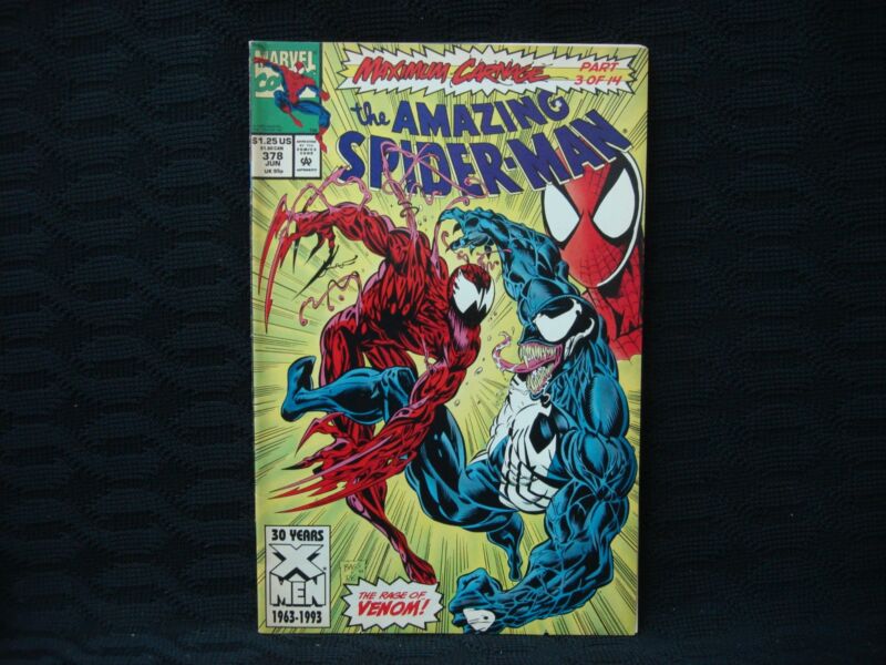 Amazing Spider-Man #378 comic book cover