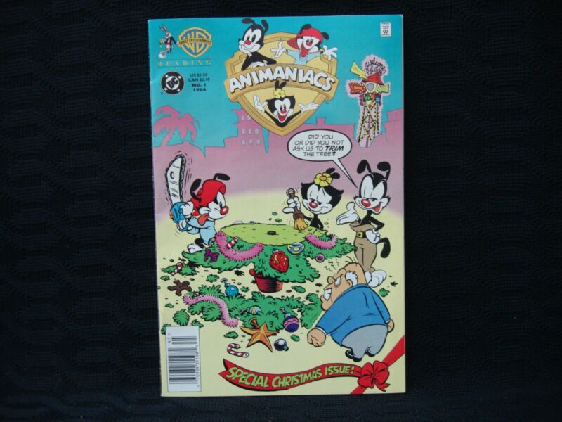 Animaniacs #1 Christmas Comic | December 1994 DC Comics - Warner Bros.