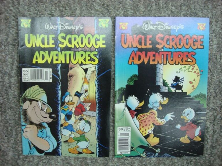 Walt Disney's Uncle Scrooge Adventures #35 & #36 comic book set