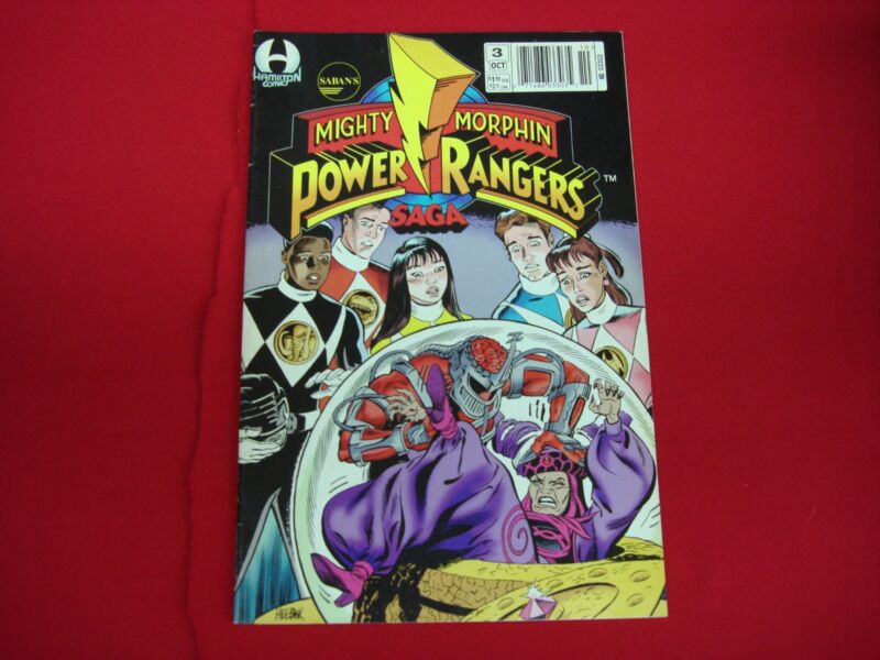 Mighty Morphin Power Rangers Saga #3 comic book cover