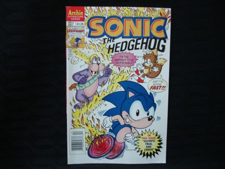 Sonic the Hedgehog #5 comic book, December 1993, Archie Comics
