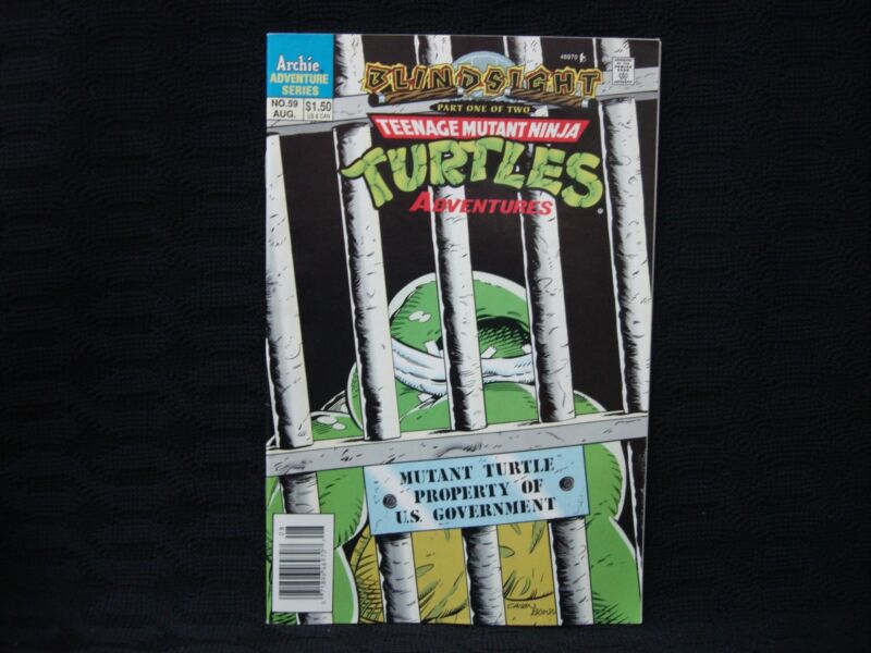 Teenage Mutant Ninja Turtles Adventures #59 comic book cover