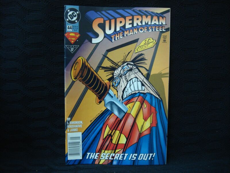 Superman The Man of Steel #44 (1995) comic book cover