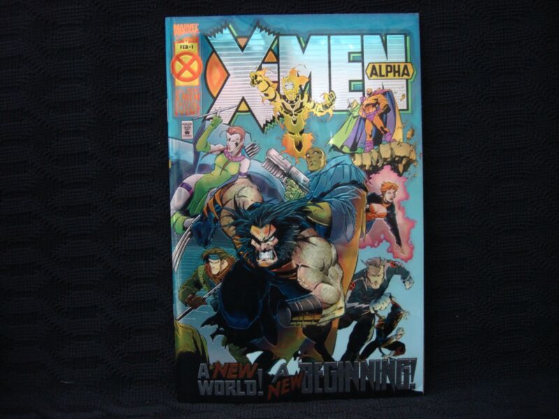 X-Men Alpha #1 (Feb 1994) Chromium Cover