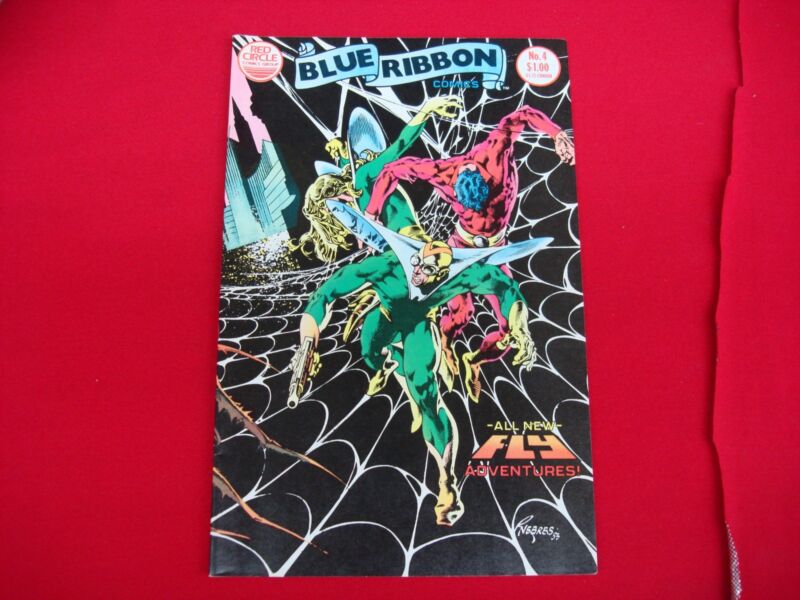 Blue Ribbon Comics #4 - Fly Adventures Vol 2 (Jan 1984) - Red Circle Comics - VG Condition