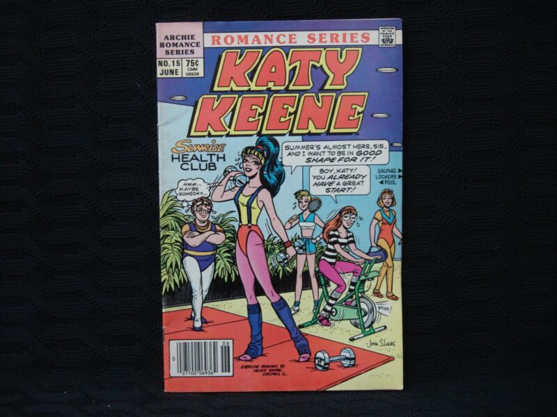Katy Keene #15 comic book from June 1986