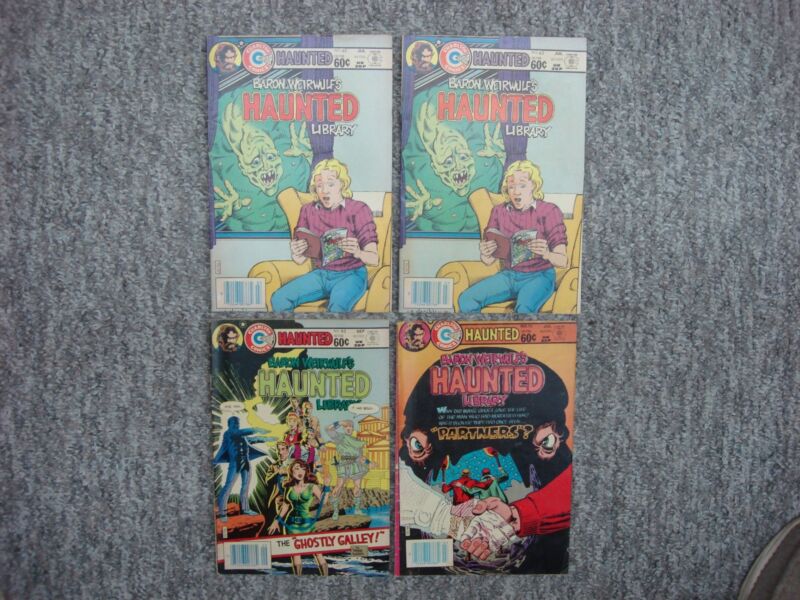 Baron Weirdwolf's Haunted Library comic book set, issues #62, 63 & 74 (1982-1984)