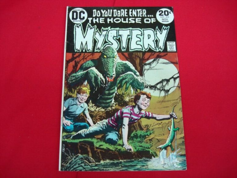 HOUSE OF MYSTERY #21 comic book cover, vintage DC Comics