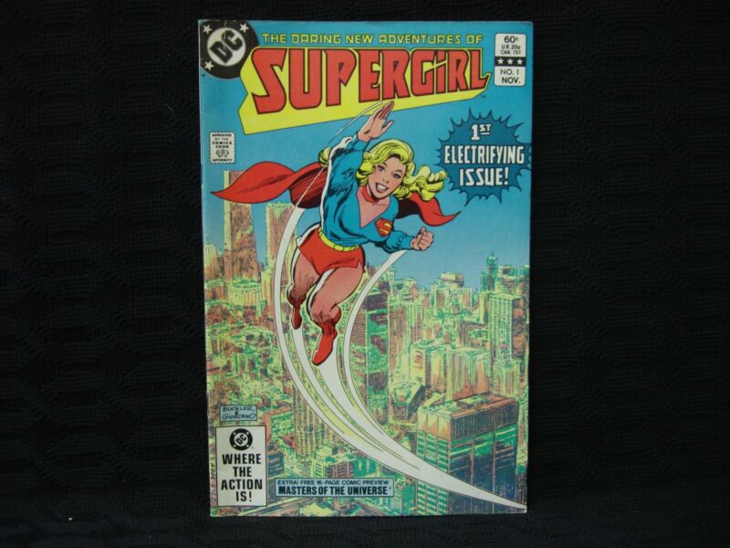 CGC graded comic book of The Daring New Adventures of Supergirl #1 (1982) featuring a Masters of the Universe preview