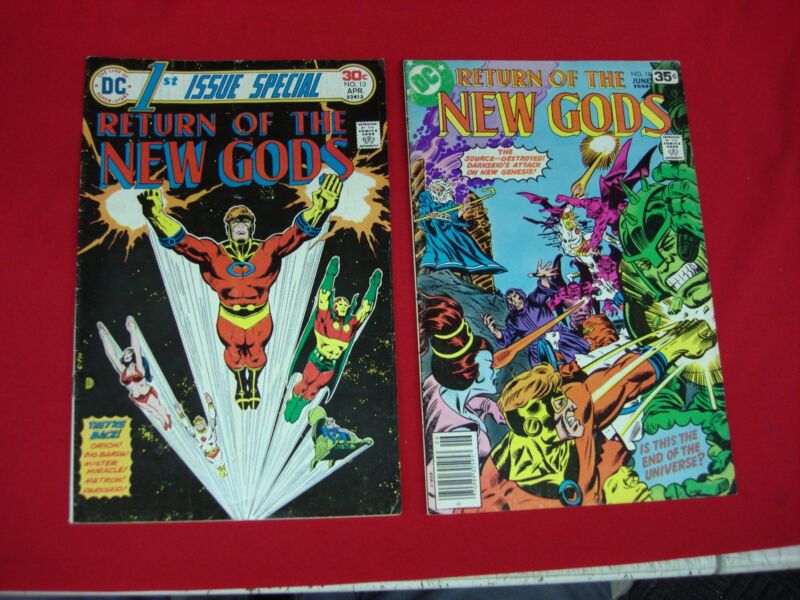 DC Return of the New Gods comic books #13 and #18
