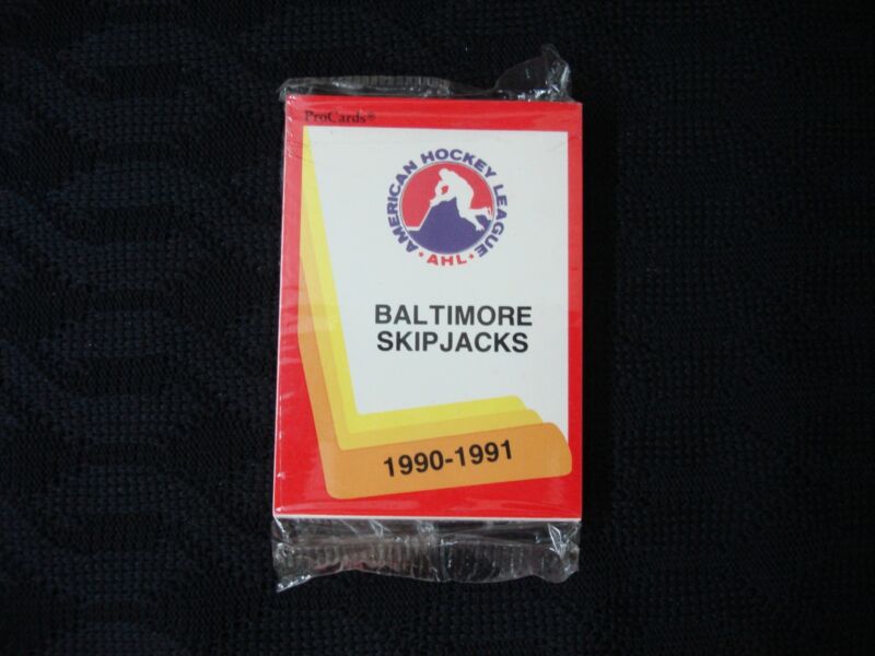 1990-91 Baltimore Skipjacks ProCards AHL Hockey Team Set (Sealed)