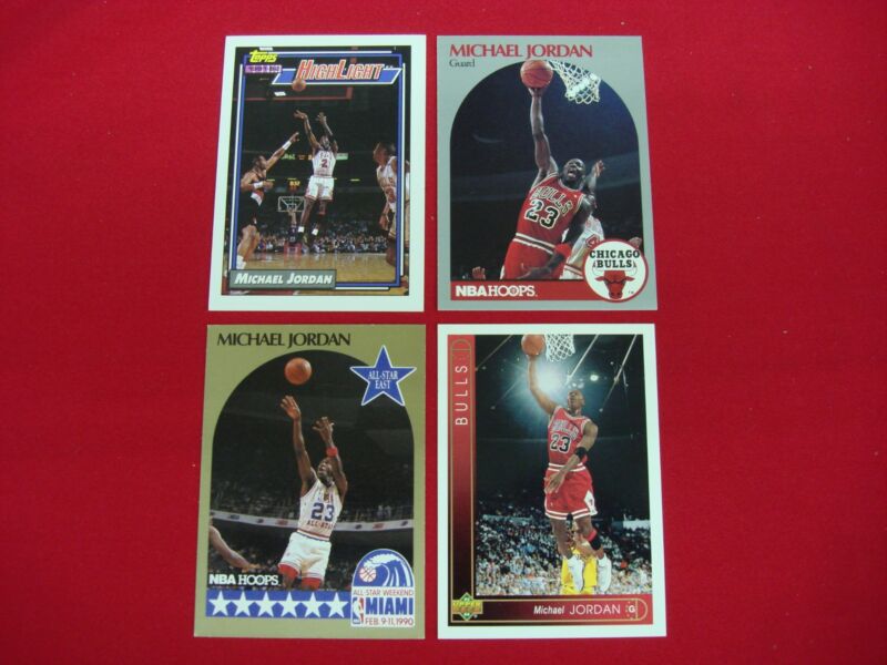 Michael Jordan basketball cards (1990-1994) Topps, Hoops, Upper Deck