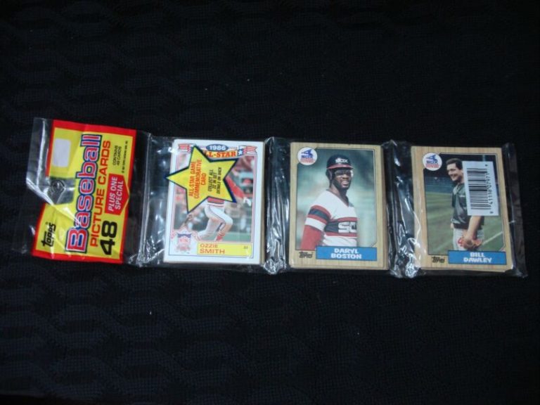 Vintage 1987 Topps Baseball Rack Pack - Ozzie Smith front, Mark McGwire back (Factory Sealed)
