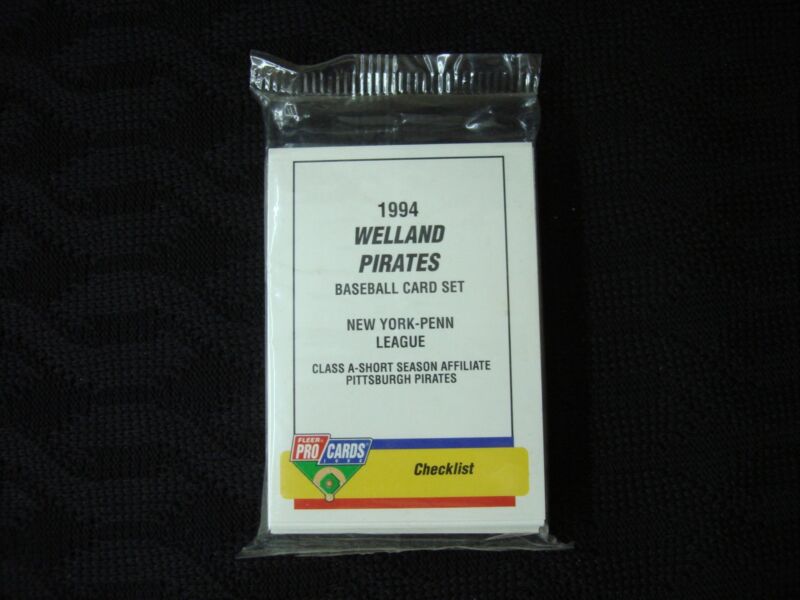 1994 Fleer ProCards Welland Pirates MiLB Team Set featuring Mark Farris