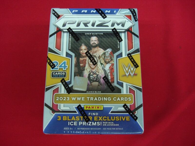 Factory sealed 2023 Panini Prizm WWE Trading Cards Blaster Box