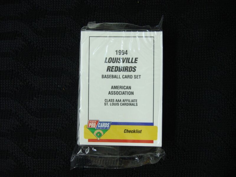 Sealed 1994 Fleer Procards Louisville Redbirds MLB Affiliate Team Set