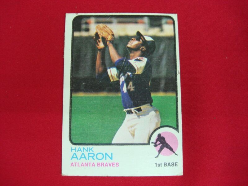 1973 Topps Hank Aaron Baseball Card #100