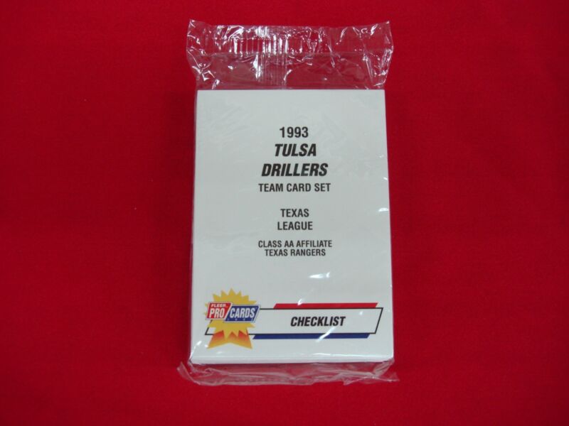 1993 Fleer ProCards Tulsa Drillers Team Set featuring Benji Gil and Rusty Greer