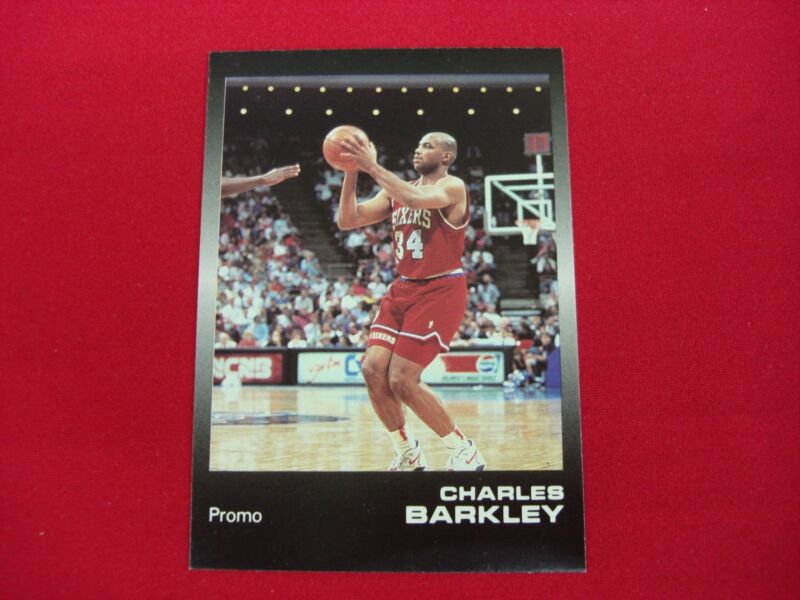 1990 Charles Barkley Star Basketball Card Promo Error