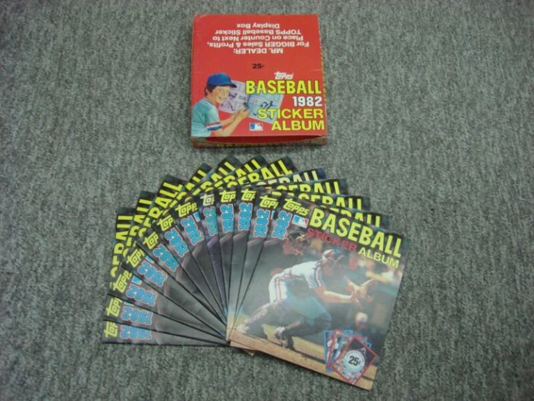 Complete 1982 Topps Baseball Sticker Album Box (12 Albums) - Unopened Nostalgia