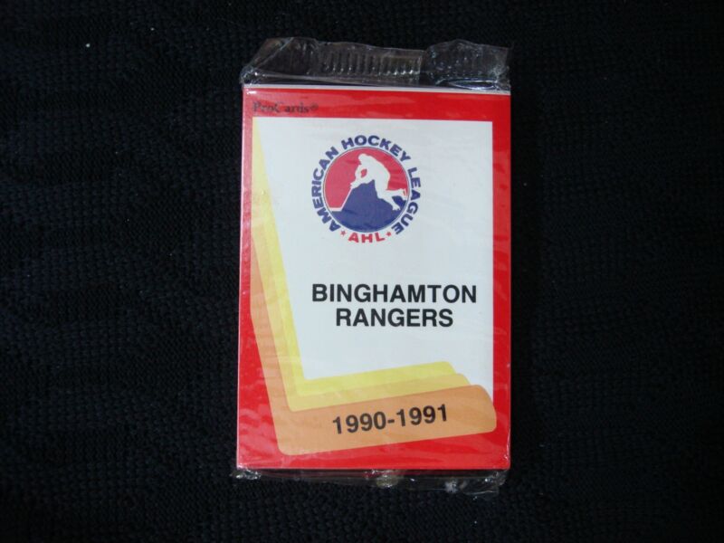 1990-91 Binghamton Rangers ProCards AHL Team Set - Factory Sealed Hockey Cards