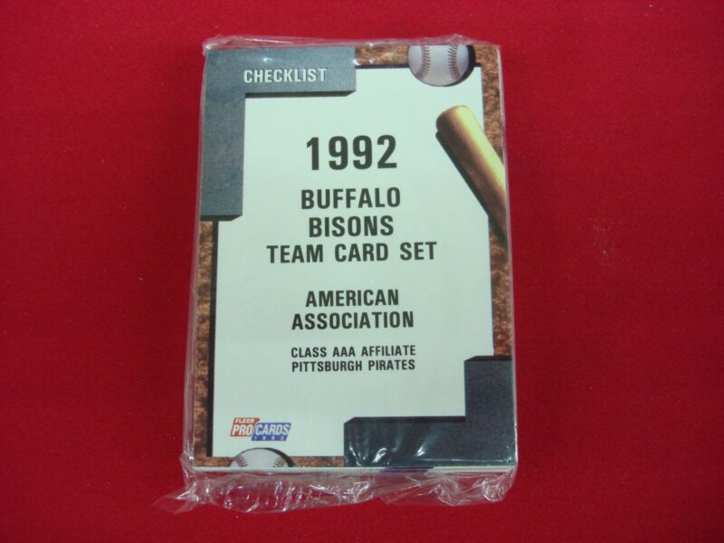 1992 Fleer ProCards Buffalo Bisons Team Set Factory Sealed