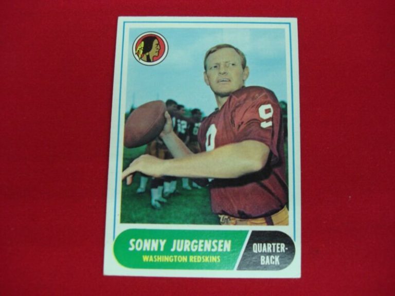 1968 Topps Sonny Jurgensen #88 Washington Redskins Football Card